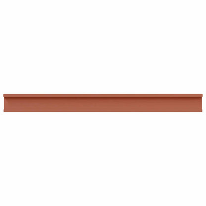 vidaXL Wandregal mit Regal 4 pcs Rot 100 x 9 x 3 cm Holzwerkstoff