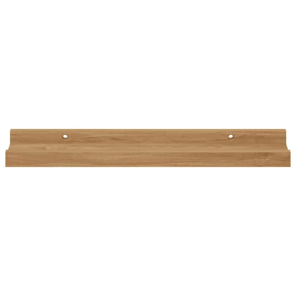 Wandregal mit Regal 2 pcs Braun 40 x 9 x 3 cm Holzwerkstoff