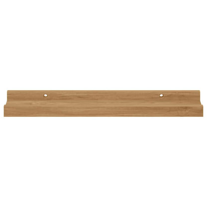 Wandregal mit Regal 2 pcs Braun 40 x 9 x 3 cm Holzwerkstoff