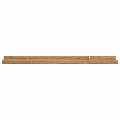 vidaXL Wandregal mit Regal 2 pcs Braun 80 x 9 x 3 cm Holzwerkstoff
