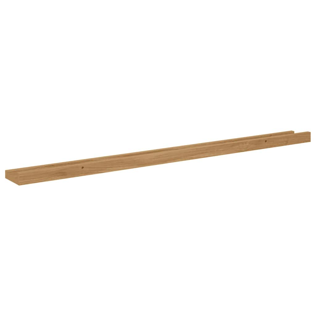 vidaXL Wandregal mit Regal 2 pcs Braun 100 x 9 x 3 cm Holzwerkstoff