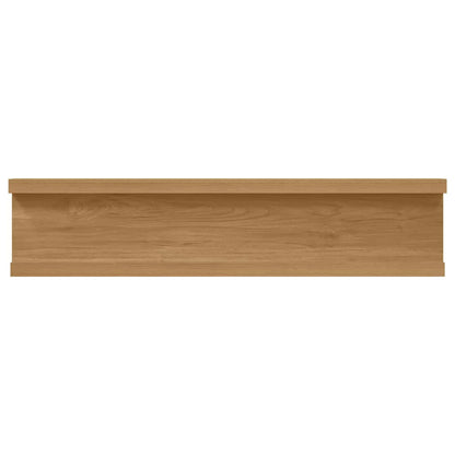 vidaXL Wandregal mit Regal 4 pcs Braun 40 x 9 x 3 cm Holzwerkstoff