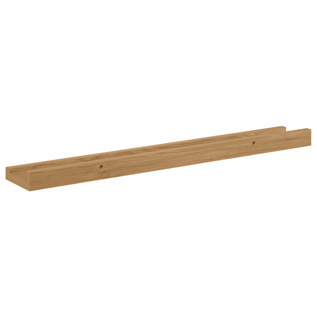 vidaXL Wandregal mit Regal 4 pcs Braun 60 x 9 x 3 cm Holzwerkstoff