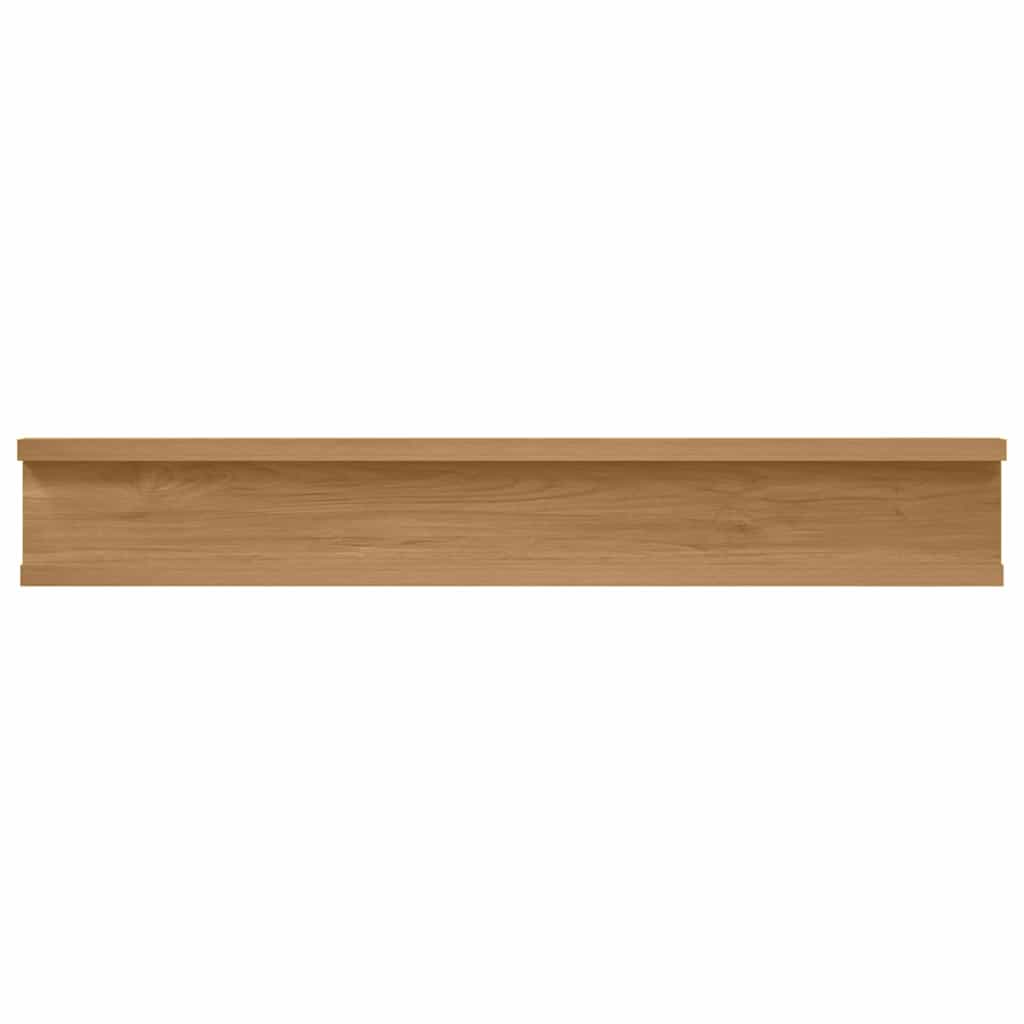 vidaXL Wandregal mit Regal 4 pcs Braun 60 x 9 x 3 cm Holzwerkstoff