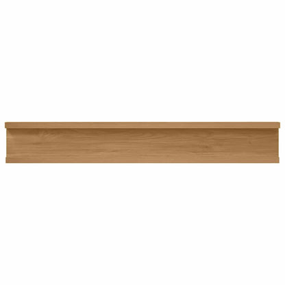 vidaXL Wandregal mit Regal 4 pcs Braun 60 x 9 x 3 cm Holzwerkstoff