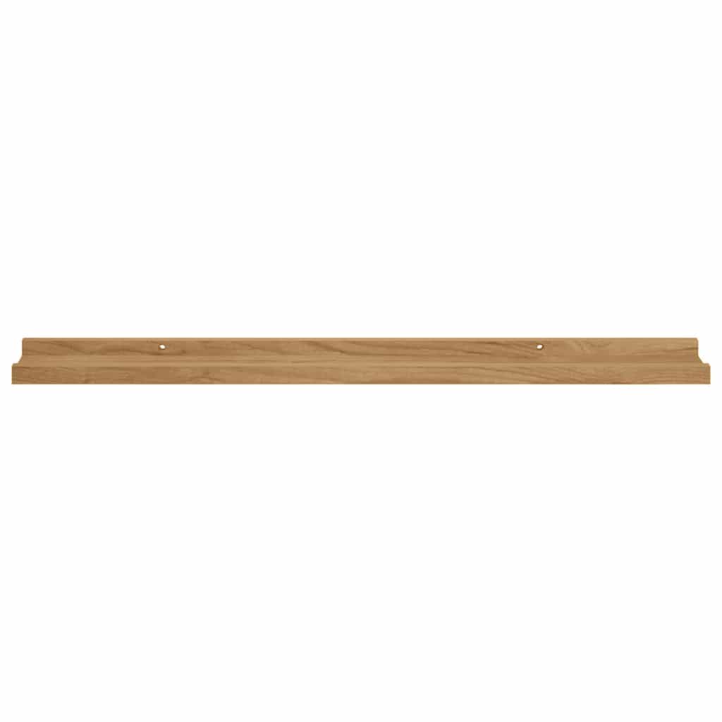 vidaXL Wandregal mit Regal 4 pcs Braun 80 x 9 x 3 cm Holzwerkstoff