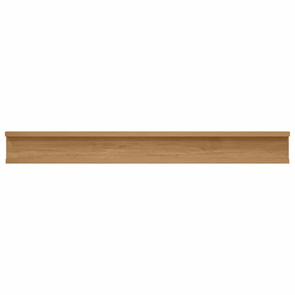 vidaXL Wandregal mit Regal 4 pcs Braun 80 x 9 x 3 cm Holzwerkstoff