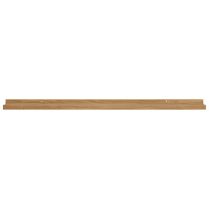 vidaXL Wandregal mit Regal 4 pcs Braun 100 x 9 x 3 cm Holzwerkstoff