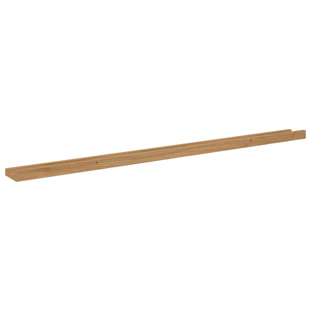 vidaXL Wandregal mit Regal 4 pcs Braun 115 x 9 x 3 cm Holzwerkstoff
