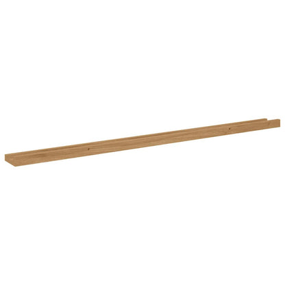 vidaXL Wandregal mit Regal 4 pcs Braun 115 x 9 x 3 cm Holzwerkstoff