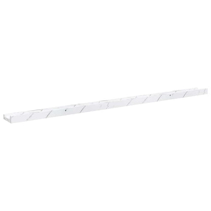 vidaXL Wandregal 2 pcs Weiß Marmor 115 x 9 x 3 cm Holzwerkstoff