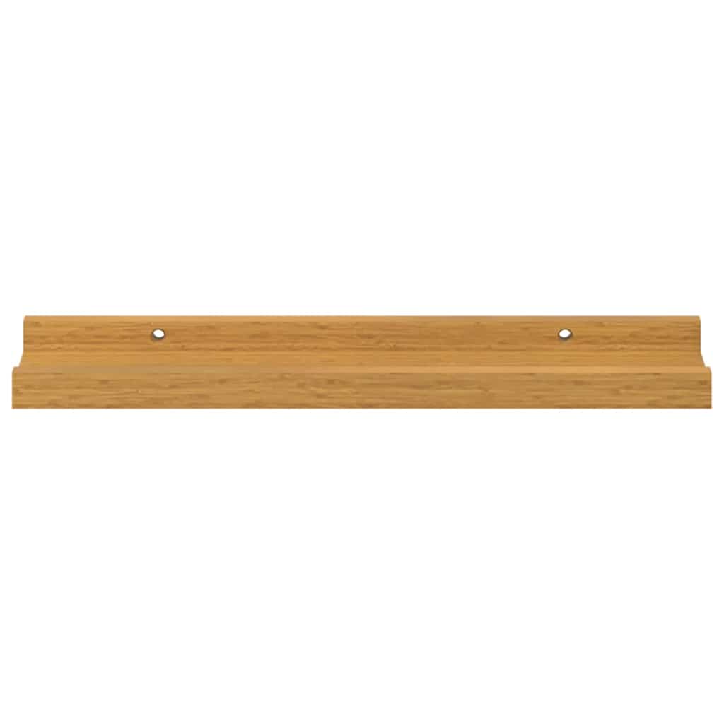 vidaXL Wandregal mit Regal 2 pcs Beige 40 x 9 x 3 cm Holzwerkstoff