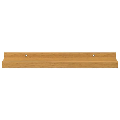 vidaXL Wandregal mit Regal 2 pcs Beige 40 x 9 x 3 cm Holzwerkstoff