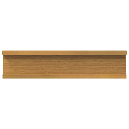 vidaXL Wandregal mit Regal 2 pcs Beige 40 x 9 x 3 cm Holzwerkstoff