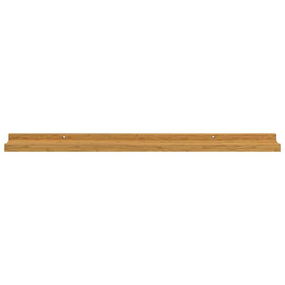 vidaXL Wandregal mit Regal 2 pcs Beige 80 x 9 x 3 cm Holzwerkstoff