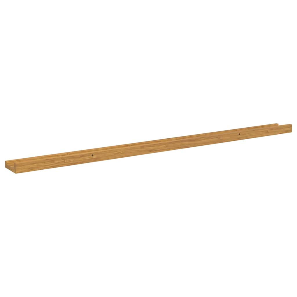 vidaXL Wandregal mit Regal 2 pcs Beige 115 x 9 x 3 cm Holzwerkstoff
