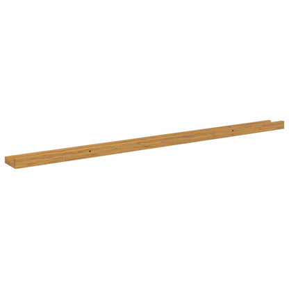 vidaXL Wandregal mit Regal 2 pcs Beige 115 x 9 x 3 cm Holzwerkstoff