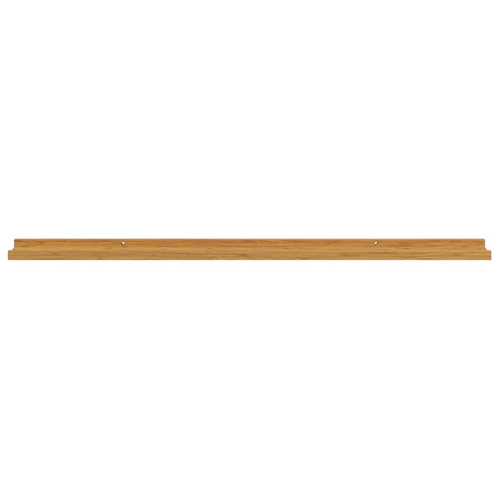 vidaXL Wandregal mit Regal 2 pcs Beige 115 x 9 x 3 cm Holzwerkstoff