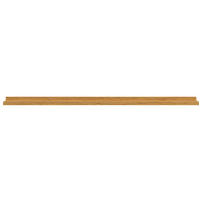 vidaXL Wandregal mit Regal 2 pcs Beige 115 x 9 x 3 cm Holzwerkstoff