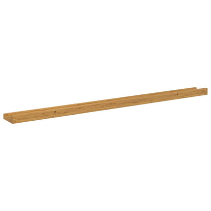 vidaXL Wandregal mit Regal 4 pcs Beige 100 x 9 x 3 cm Holzwerkstoff