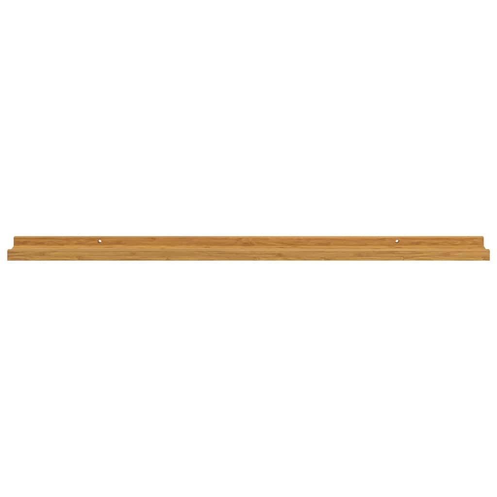 vidaXL Wandregal mit Regal 4 pcs Beige 100 x 9 x 3 cm Holzwerkstoff