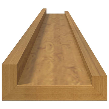 vidaXL Wandregal mit Regal 4 pcs Beige 100 x 9 x 3 cm Holzwerkstoff