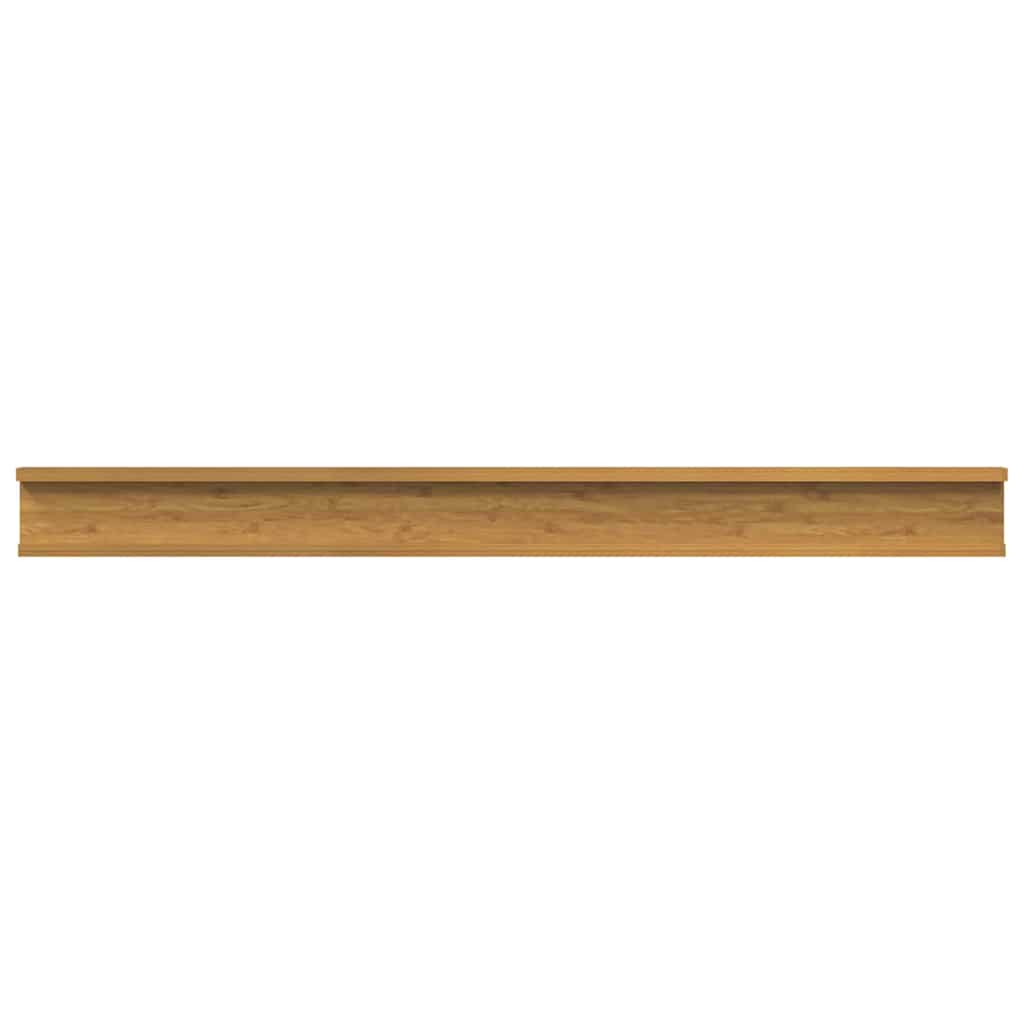 vidaXL Wandregal mit Regal 4 pcs Beige 100 x 9 x 3 cm Holzwerkstoff