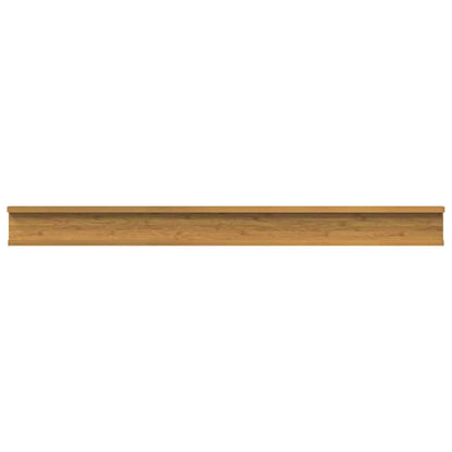 vidaXL Wandregal mit Regal 4 pcs Beige 100 x 9 x 3 cm Holzwerkstoff