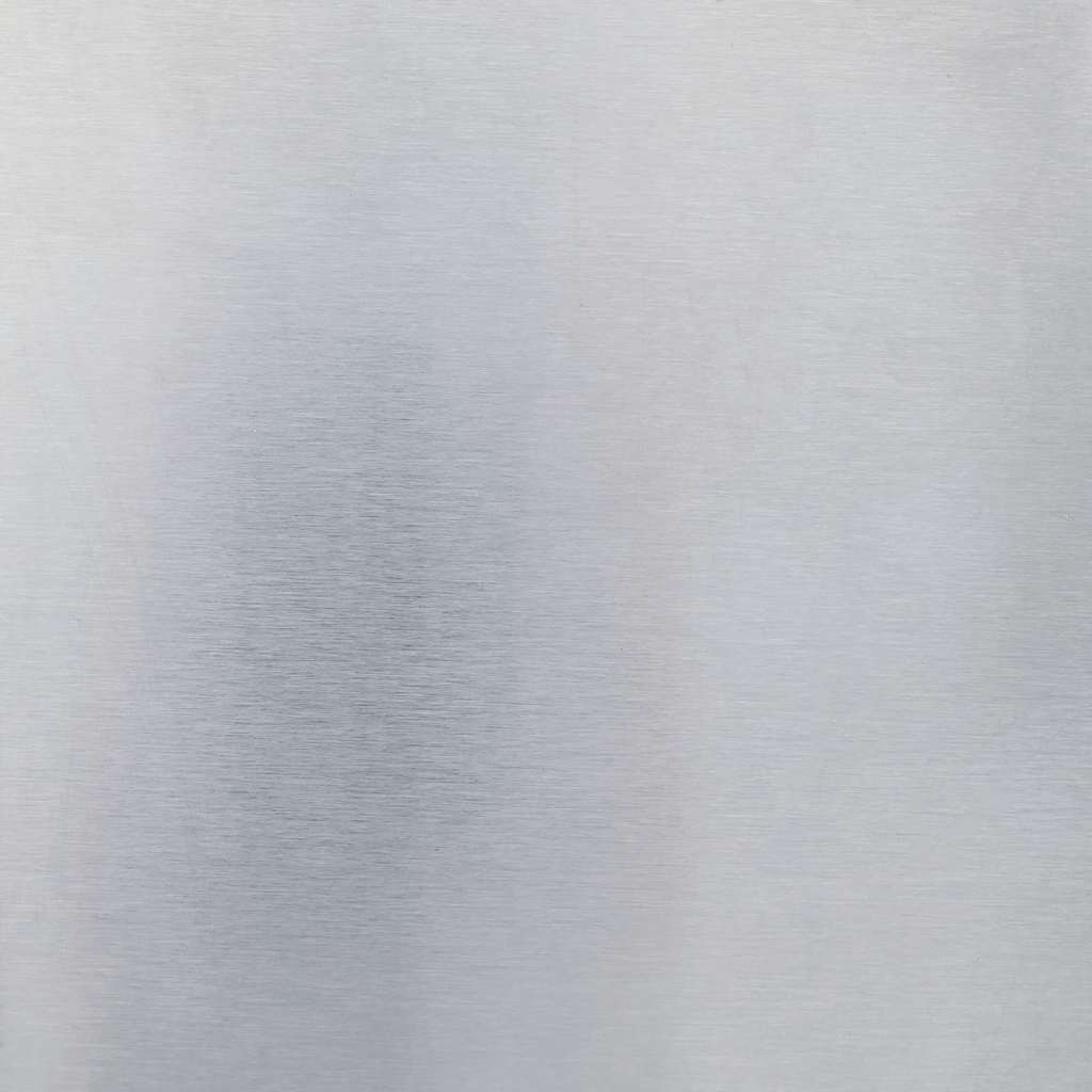 Gartentor mit Schloss Silber 85 x 144 cm Edelstahl