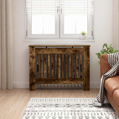 Heizkörperabdeckung Geräucherte Eiche 112 x 19 x 81,5 cm