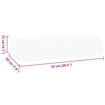 Beinkissen Uni Weiß 52 x 20 x 12 cm Viscoschaum