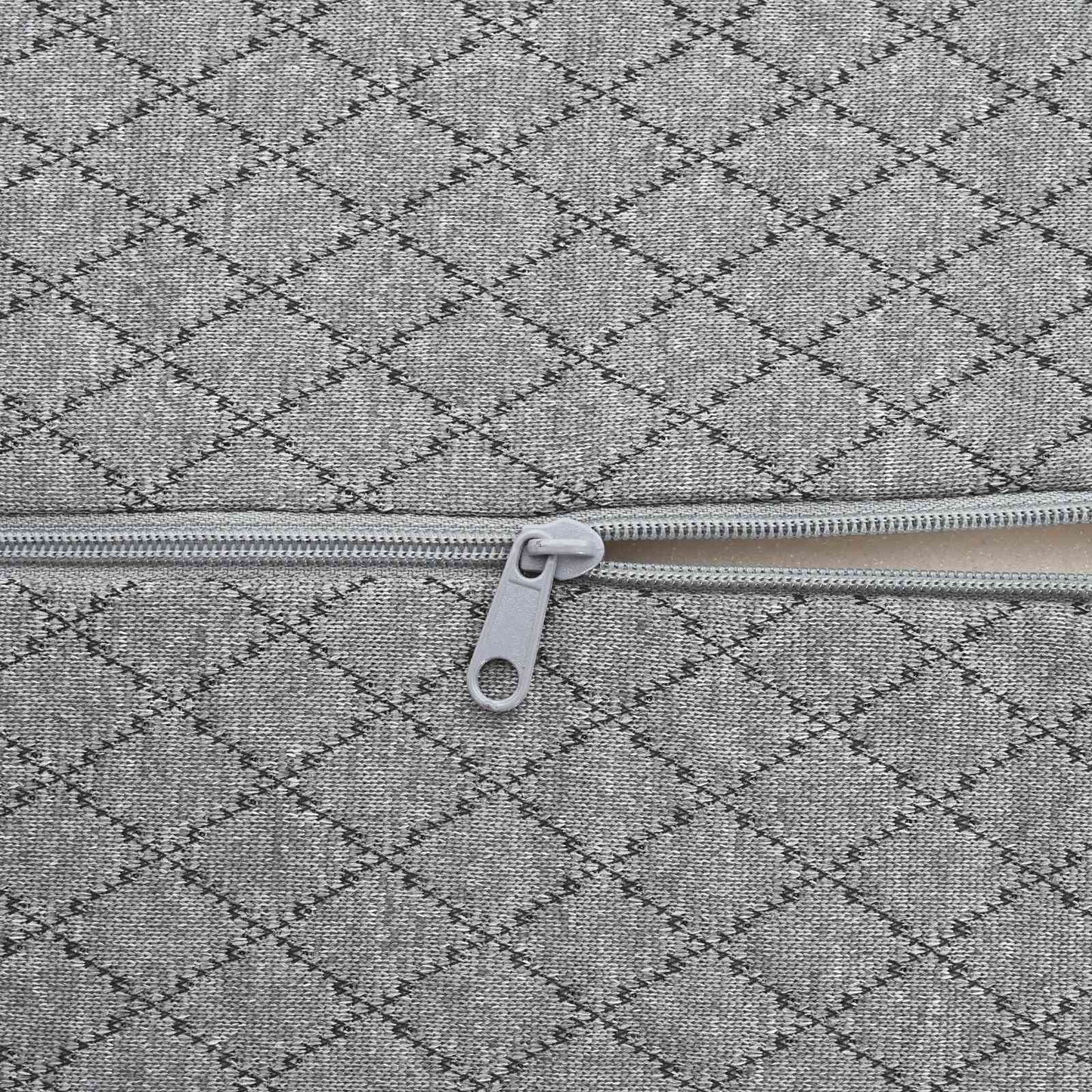 Beinkissen Geometrisch Grau 52 x 20 x 11 cm Viscoschaum