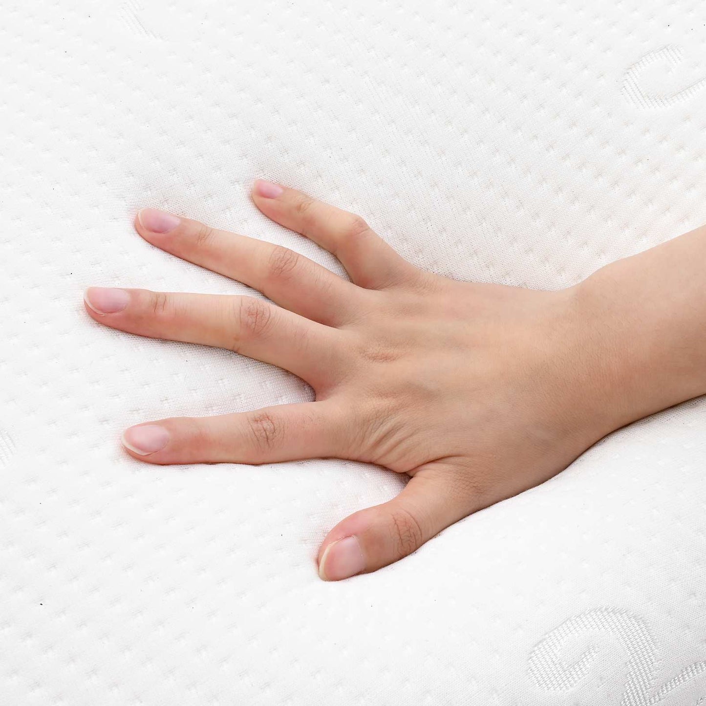 Schlafkissen Uni Weiß 74 x 39 x 13 cm Viscoschaum