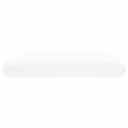 Schlafkissen Uni Weiß 74 x 39 x 13 cm Viscoschaum