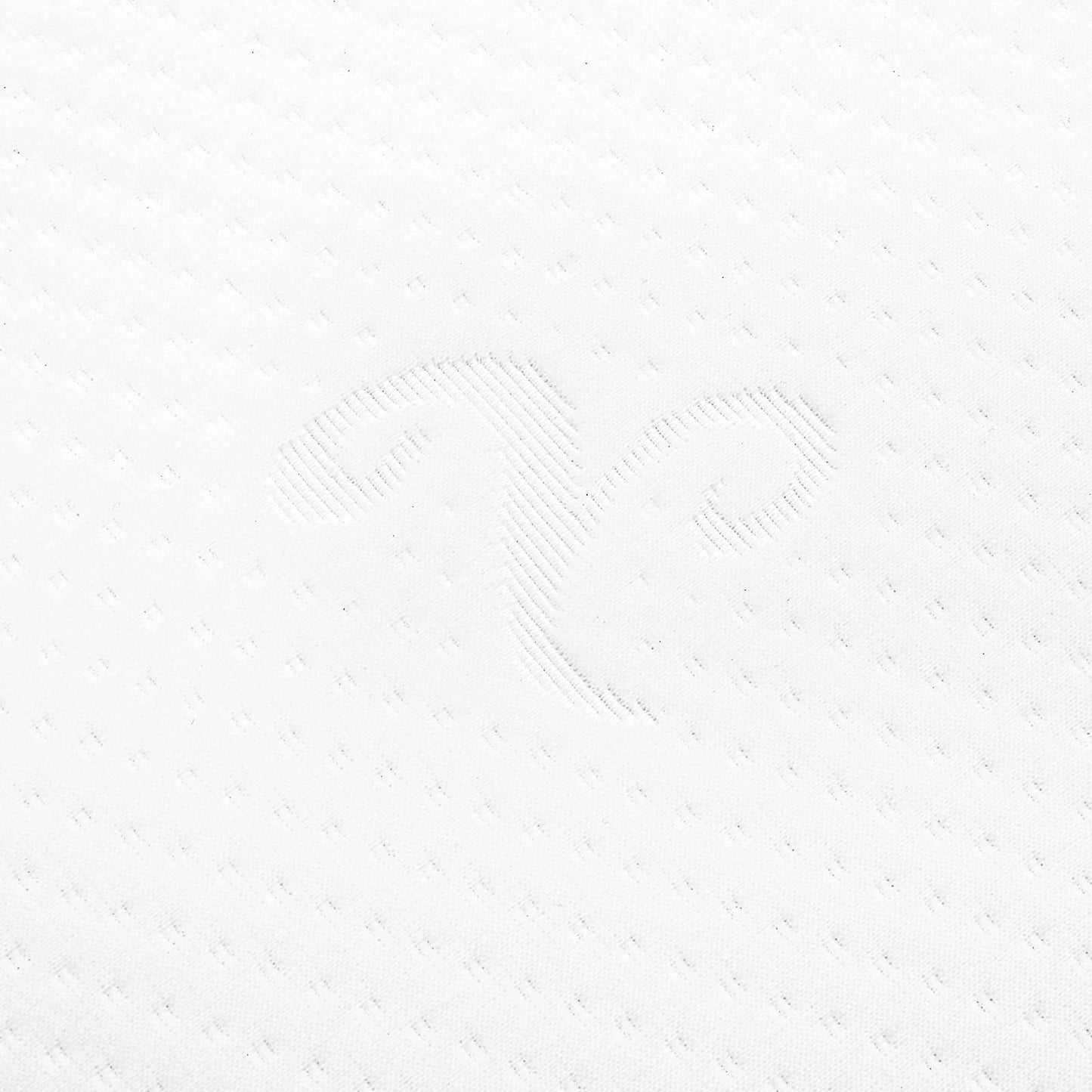 Schlafkissen Uni Weiß 74 x 39 x 13 cm Viscoschaum