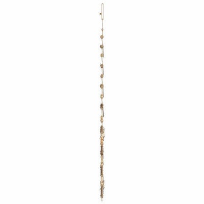 vidaXL Weihnachtsbaum mit 80 LEDs Natur 150 cm Massives Eschenholz