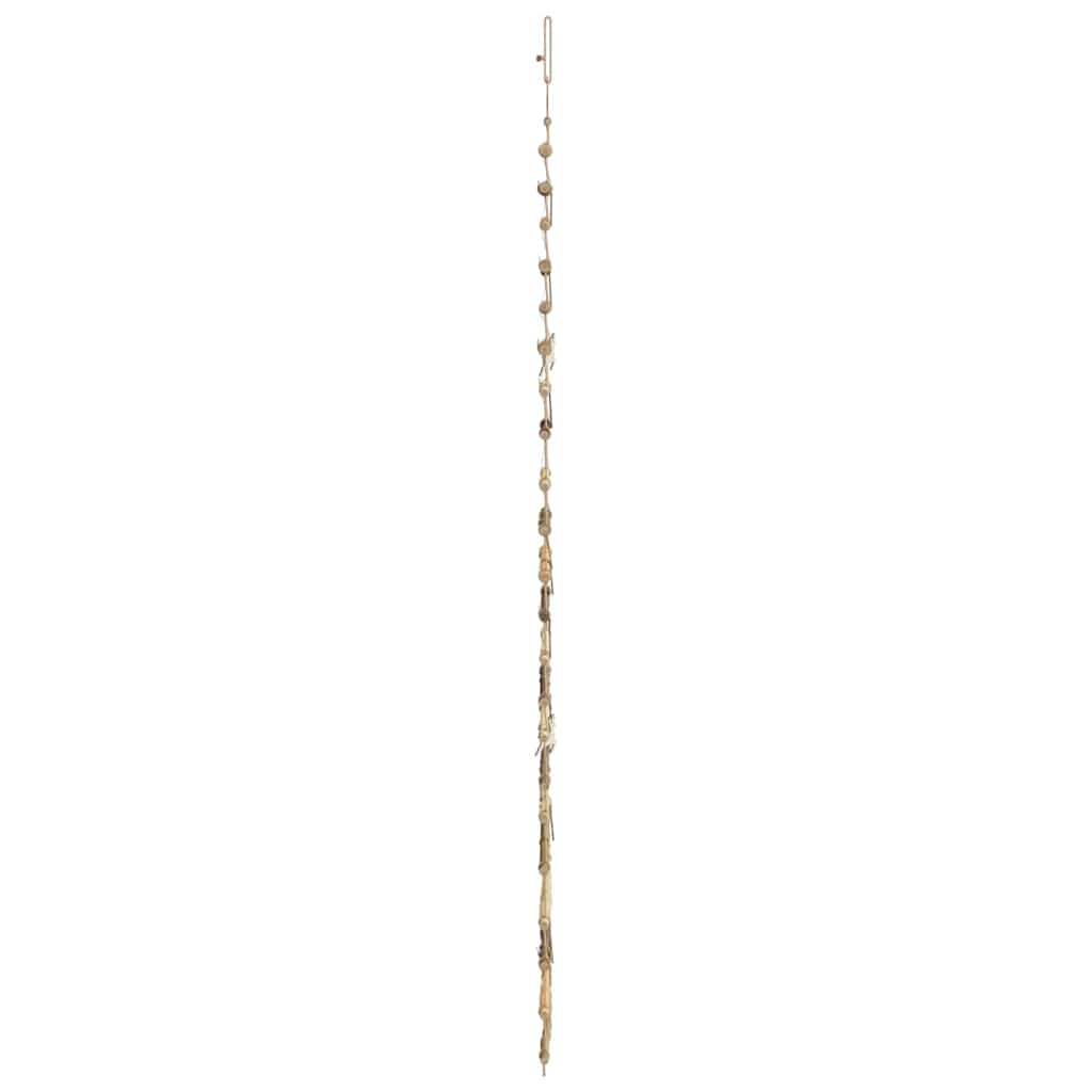 vidaXL Weihnachtsbaum mit 130 LEDs Natur 210 cm Massives Eschenholz