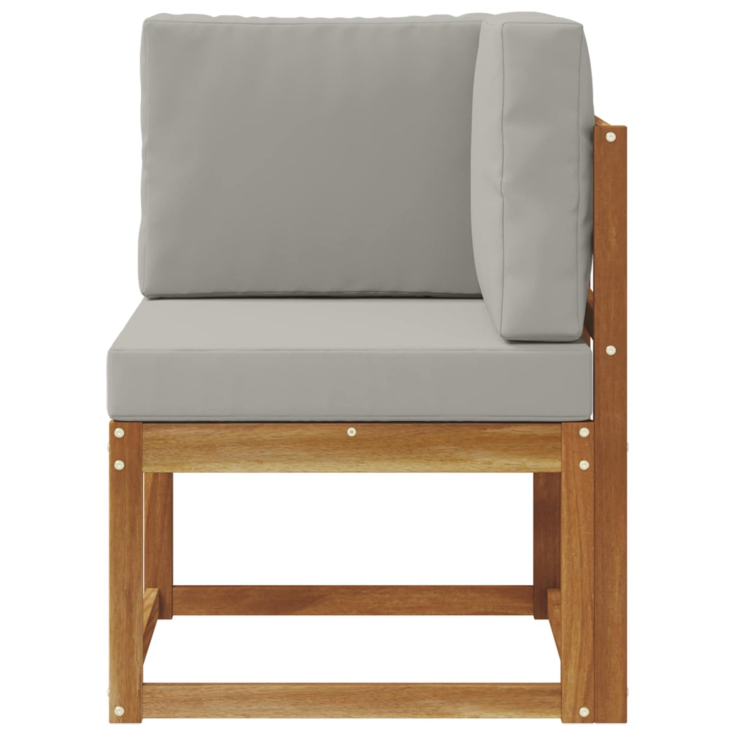 Outdoor Ecksofa Massivholz Akazie