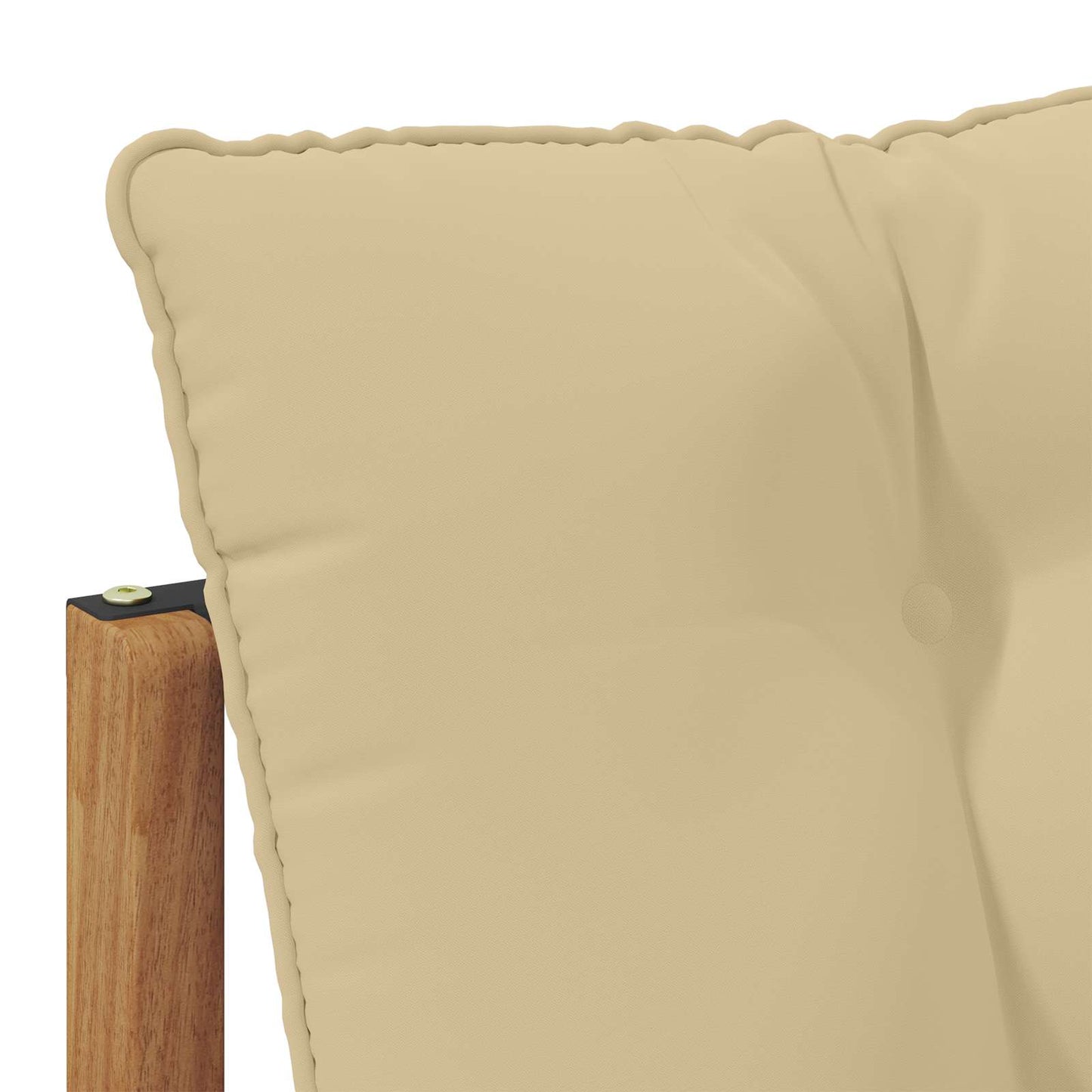 Outdoor Ecksofa Massivholz Akazie Natur