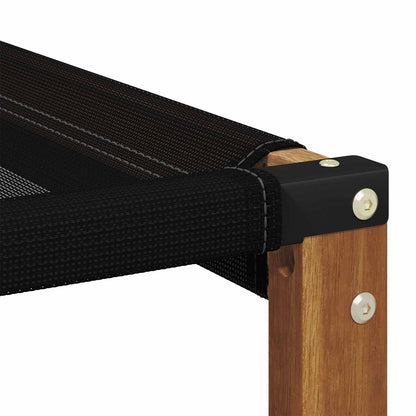 2 Stück Outdoor Mittelsofa Massivholz Akazie Natur