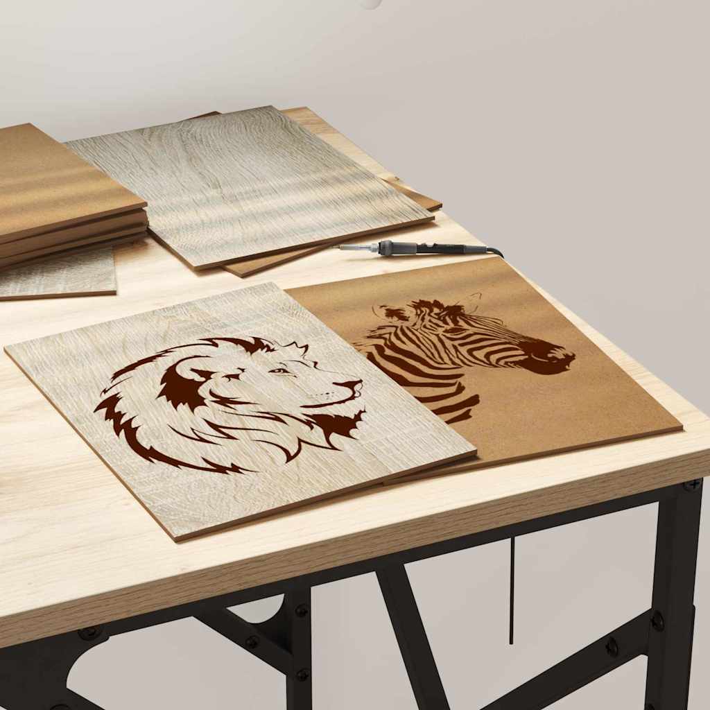 Dekoplatten 12 pcs Sonoma-Eiche 15 x 21 x 0,27 cm Holzwerkstoff