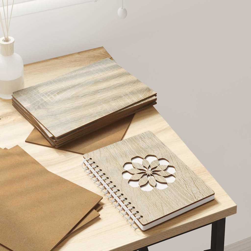 Dekoplatten 50 pcs Sonoma-Eiche 15 x 21 x 0,27 cm Holzwerkstoff