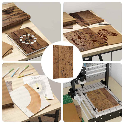 Dekoplatten 150 pcs Altholz 15 x 21 x 0,27 cm Holzwerkstoff