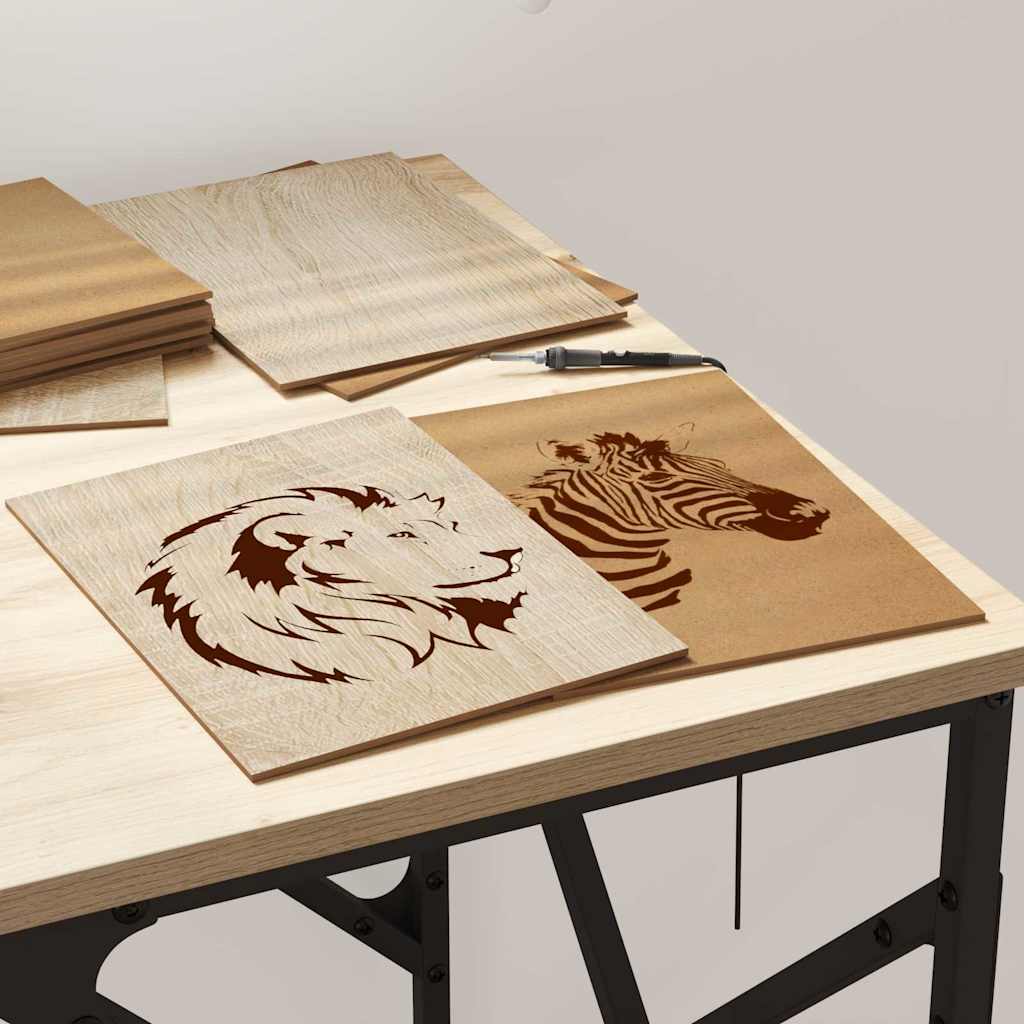 Dekoplatten 50 pcs Sonoma-Eiche 21 x 30 x 0,27 cm Holzwerkstoff