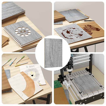 Dekoplatten 50 pcs Graues Sonoma 21 x 30 x 0,27 cm