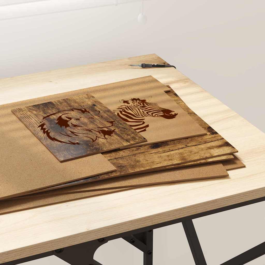 Dekoplatten 50 pcs Geräucherte Eiche 30 x 42 x 0,27 cm