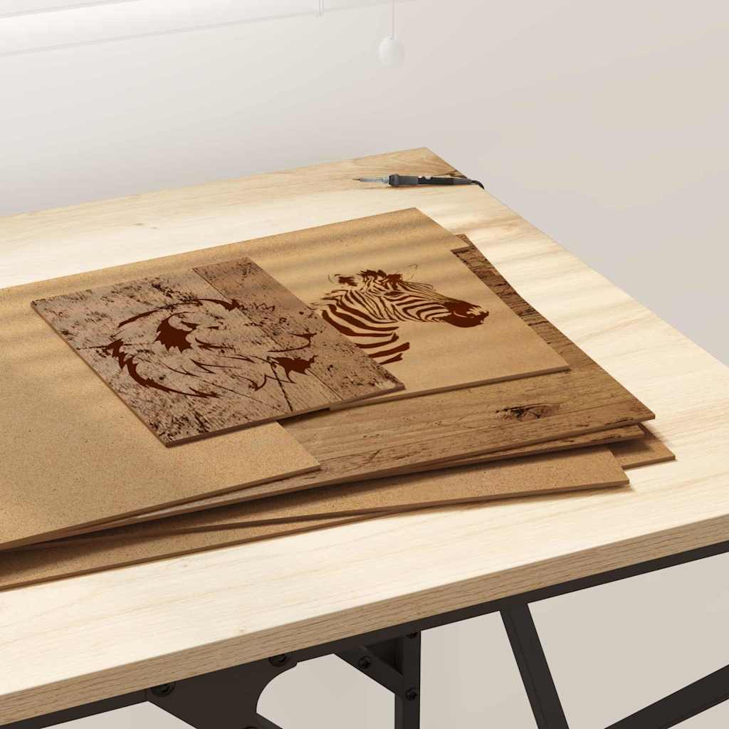 Dekoplatten 12 pcs Altholz 30 x 42 x 0,27 cm Holzwerkstoff