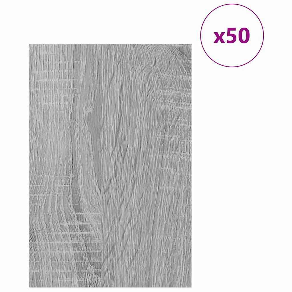 Dekoplatten 50 pcs Graues Sonoma 40 x 60 x 0.27 cm