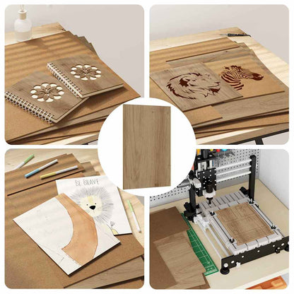 Dekoplatten 12 pcs Artisan-Eiche 40 x 60 x 0.27 cm