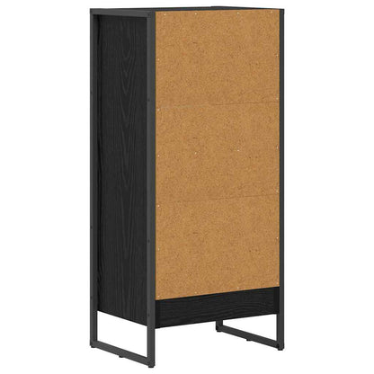 vidaXL Bücherregal Schwarz Eichen-Optik 80 x 30 x 155 cm Holzwerkstoff